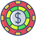 dollar,entertainment,coin,gaming,Bet,gambling,poker chip,casino chip